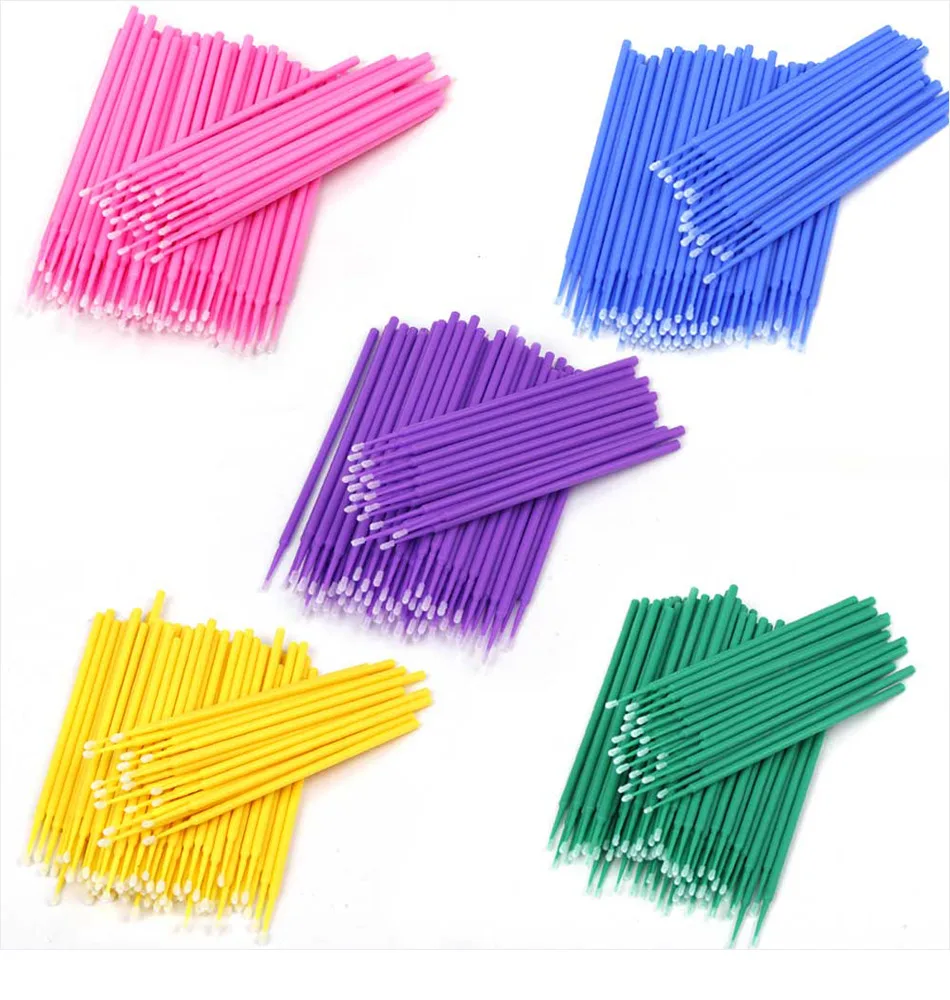 Beauty Home Makeup - 100Pcs/bag Disposable Eyelash Brush Lash Removing