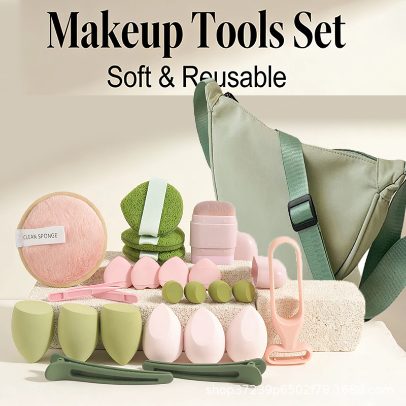 Beauty Makeup Kit - Stylish Dumpling Bag with 23 Pcs