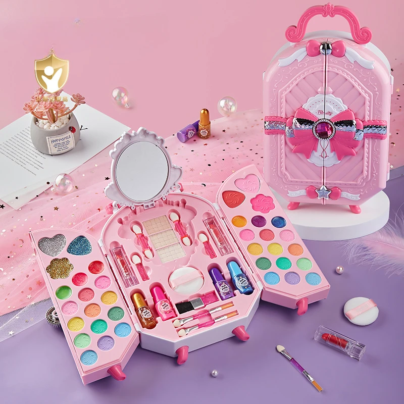 Beauty Makeup Eyeshadow - Safe Cosmetic Toy for Girl Princess