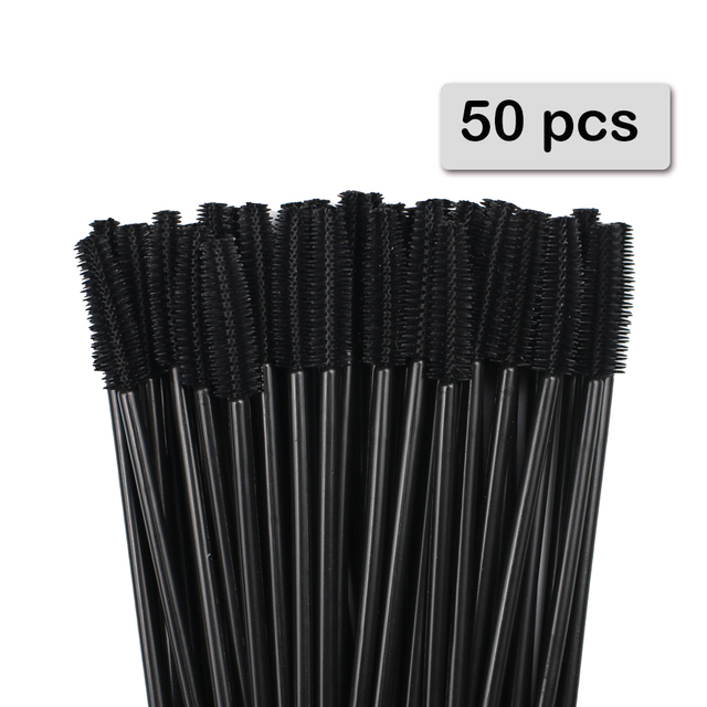 Beauty Home Makeup - 50pcs Silicone Mascara Wands Applicator Disposable