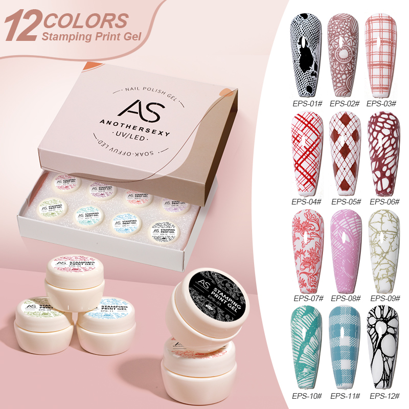 Nail Stamping Gel Polish Set B - Nail Art Stamping Kit review and price