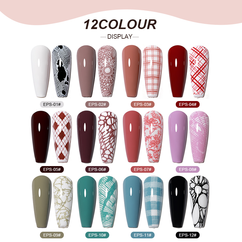 Nail Stamping Gel Polish Set B - Nail Art Stamping Kit review and price