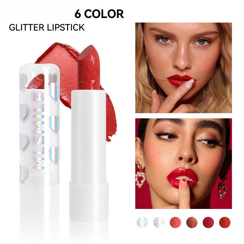 Starry Glitter Lipstick Long L - Beauty Makeup Store review and price