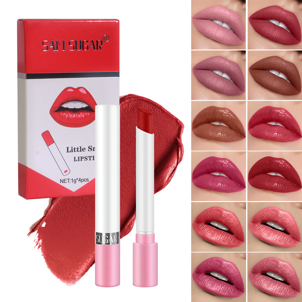 Cigarette Lipstick Set 4 Pcs P - Beauty Makeup Store review and price