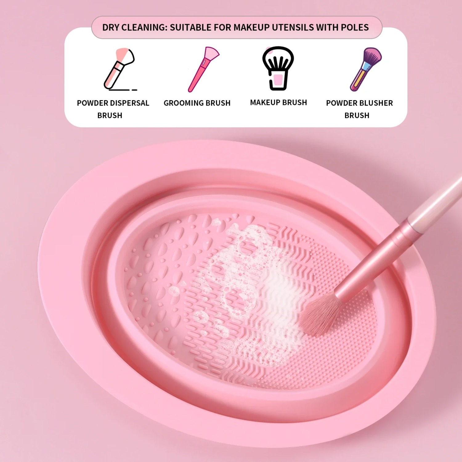 3pcs Makeup Brush Cleaning Too - Beauty Home Makeup review and price