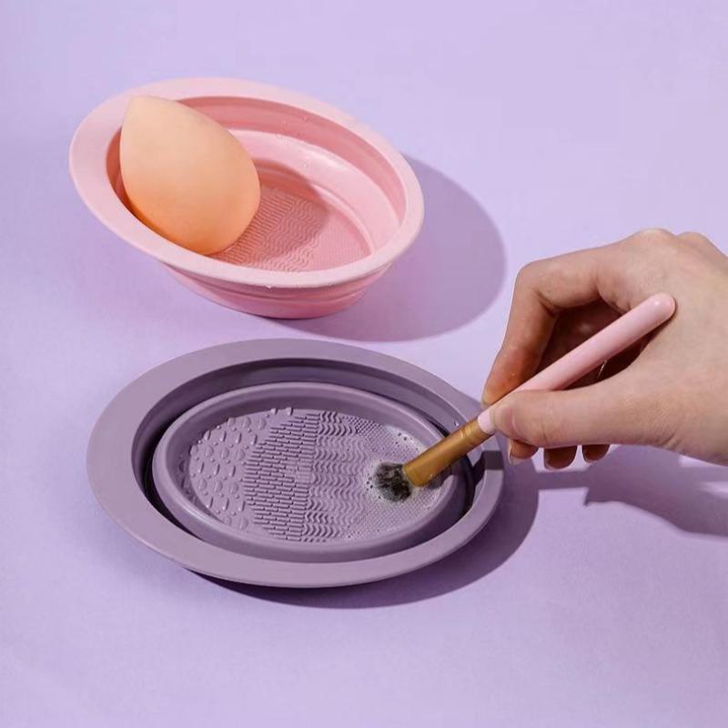 Folding Powder Puff Cleaning B - Beauty Home Makeup review and price