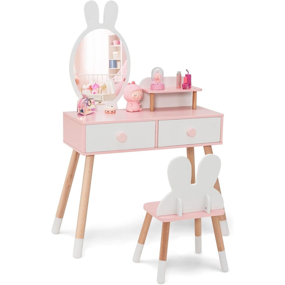 EY Kids Vanity, Rabbit Themed  - Beauty Makeup Set For Kids review and price