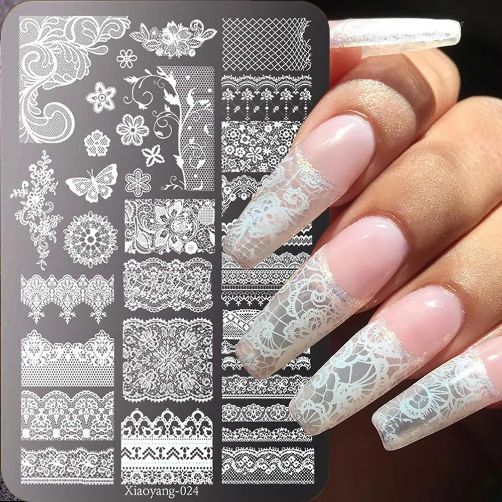 14.5*9.5 Lace Metal Nail Art S - Nail Art Stamping Kit review and price