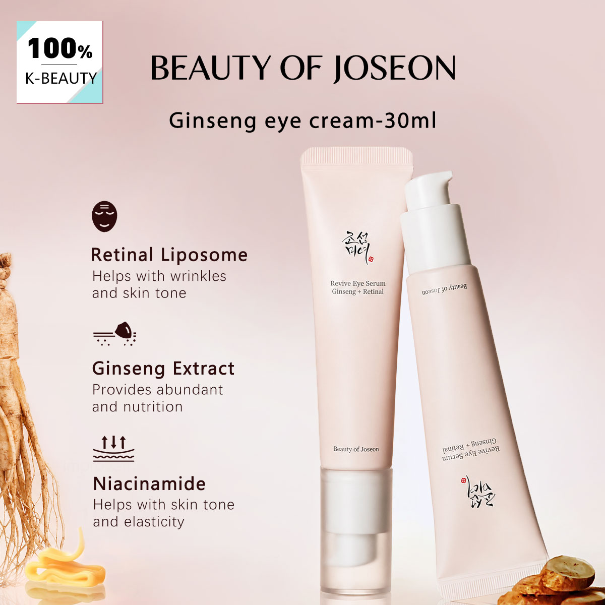 BEAUTY OF JOSEON Ginseng Eye C - Beauty Of Joseon Makeup review and price