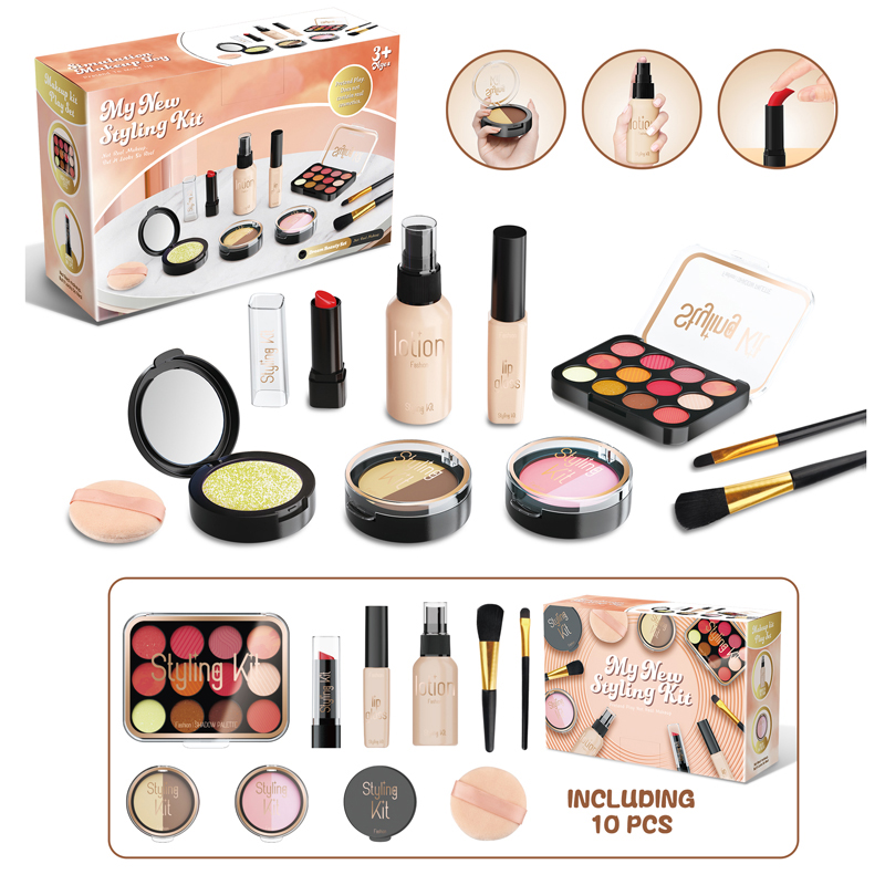10 Pcs Simulation Girl Beauty  - Beauty Makeup Set For Kids review and price