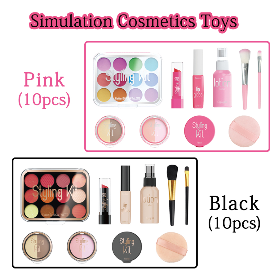 10 Pcs Simulation Girl Beauty  - Beauty Makeup Set For Kids review and price