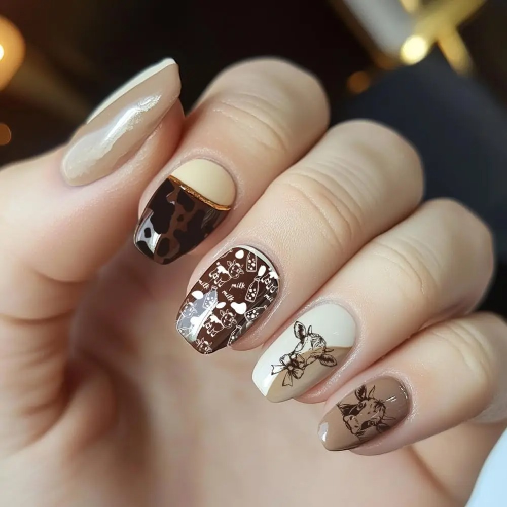 3pcs Cow-Theme Nail Stamping P - Nail Art Stamping Kit review and price