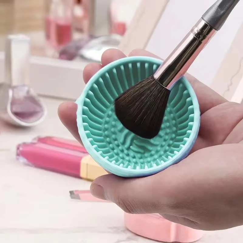 Makeup Brush Cleaner Soft Sili - Beauty Makeup Eyeshadow review and price