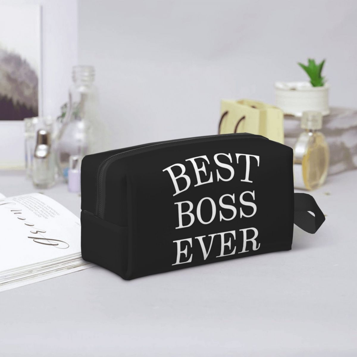 Lady Best Boss Ever Makeup Bag - Beauty Forever Makeup review and price