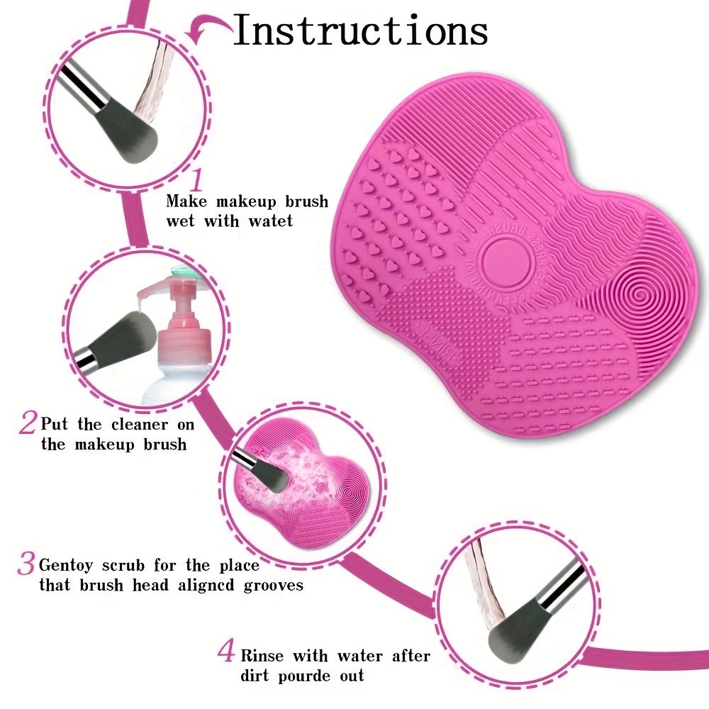 1Pc Silicone Apple-Shaped Make - Beauty Home Makeup review and price