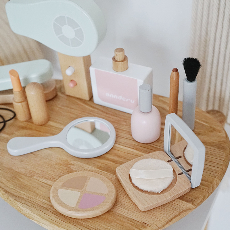 New Children Wooden Simulation - Beauty Makeup Set For Kids review and price