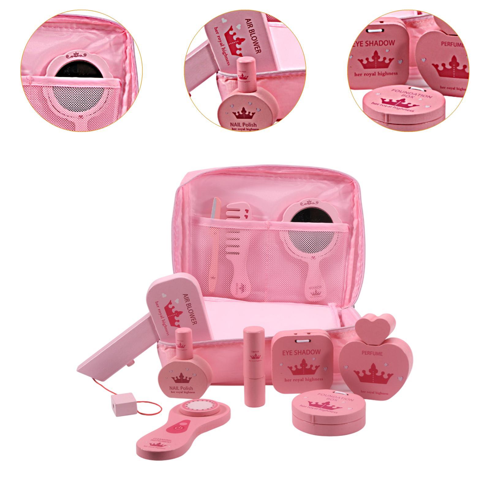 10x Pretend Makeup Kits Wood B - Beauty Makeup Set For Kids review and price