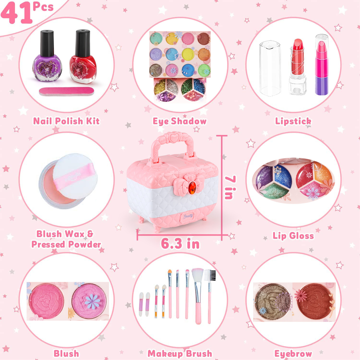 Kids Makeup Toy Kit for Girls, - Beauty Makeup Set For Kids review and price