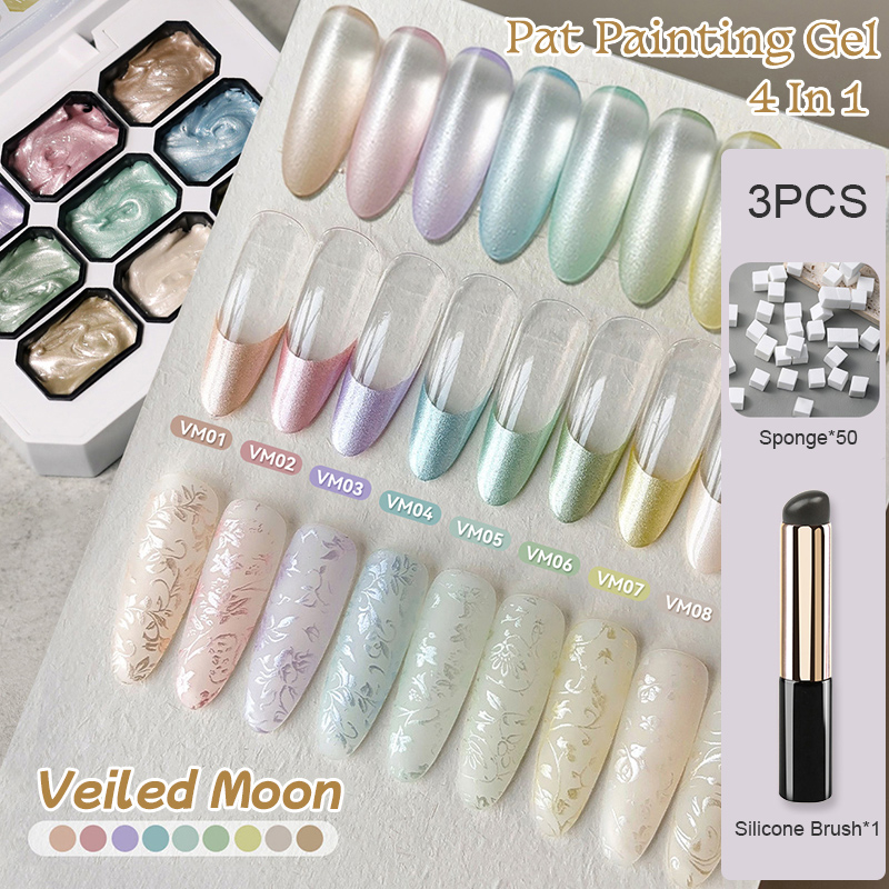 UR SUGAR 3PCS Pearl Pat Painti - Nail Art Stamping Kit review and price