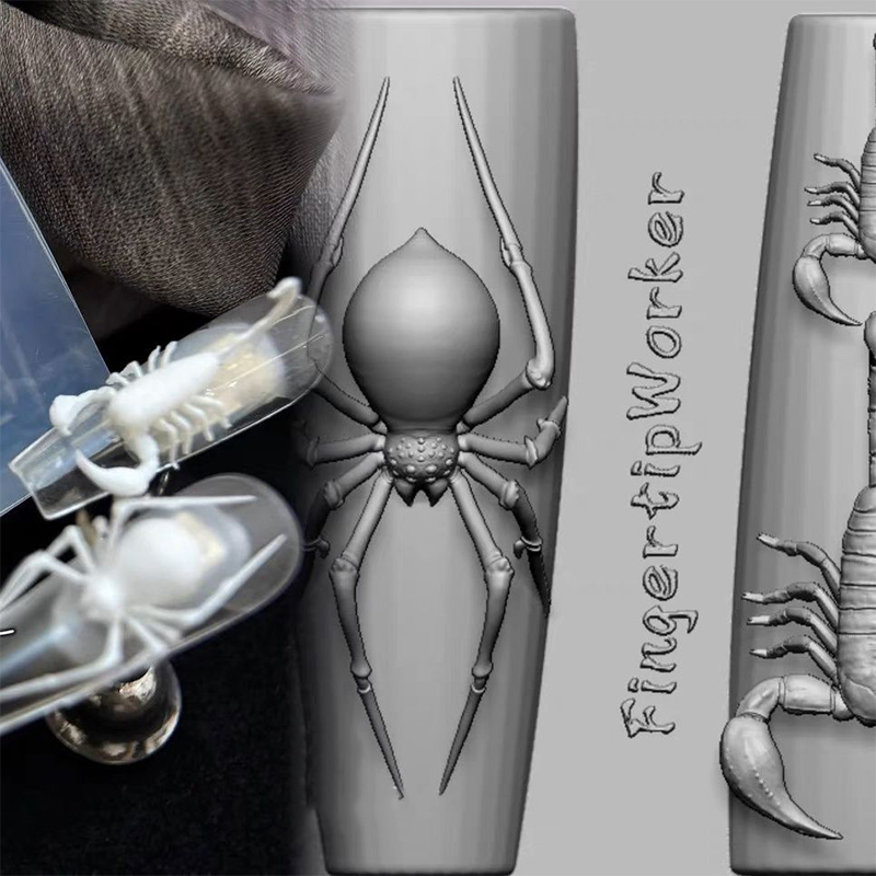 3D Spider Scorpion Silicone Na - Nail Art Stamping Kit review and price