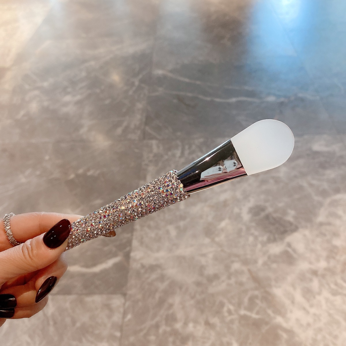Face Mask Brush Flat Soft Hair - Beauty Forever Makeup review and price