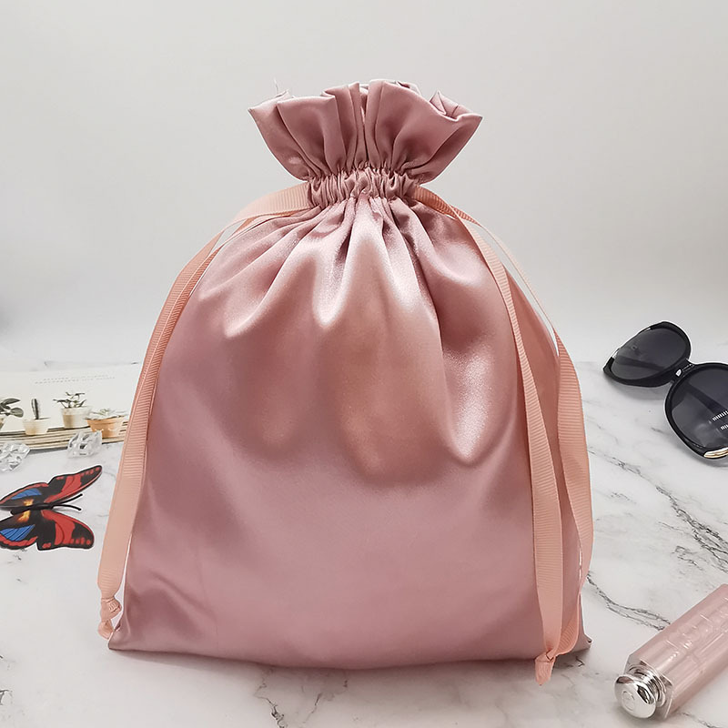 Custom Logo Satin Drawstring B - Beauty Makeup News review and price
