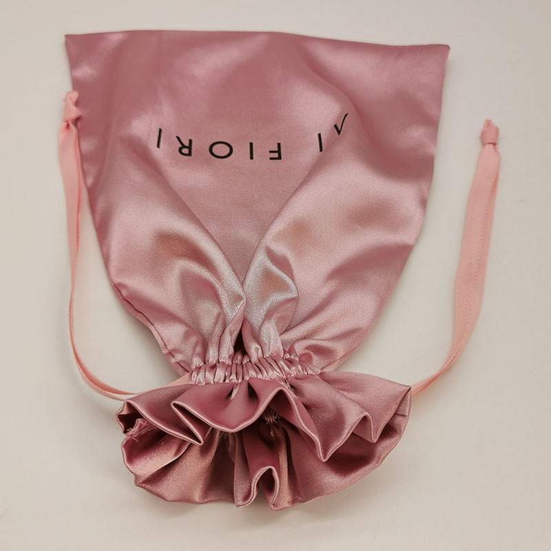 Custom Logo Satin Drawstring B - Beauty Makeup News review and price